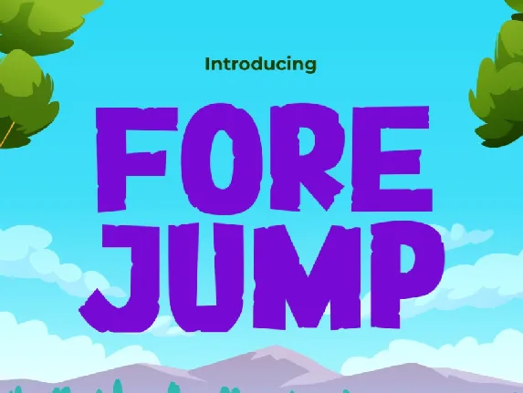 FOREJUMP font