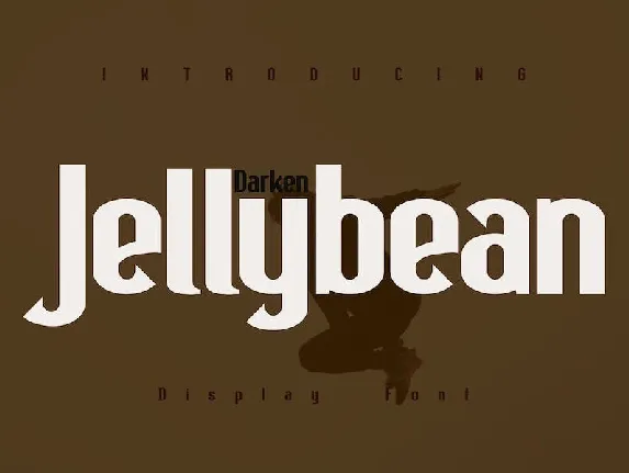 Darken Jellybean font