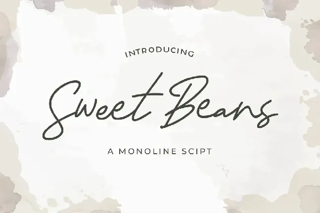 Sweet Beans Free Trial font