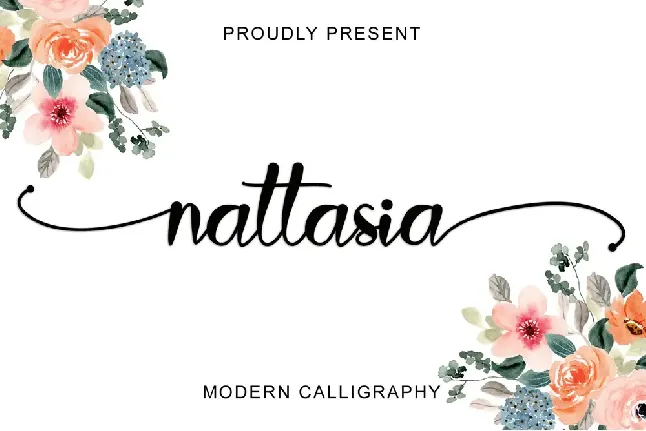 Nattasia - Personal Use font