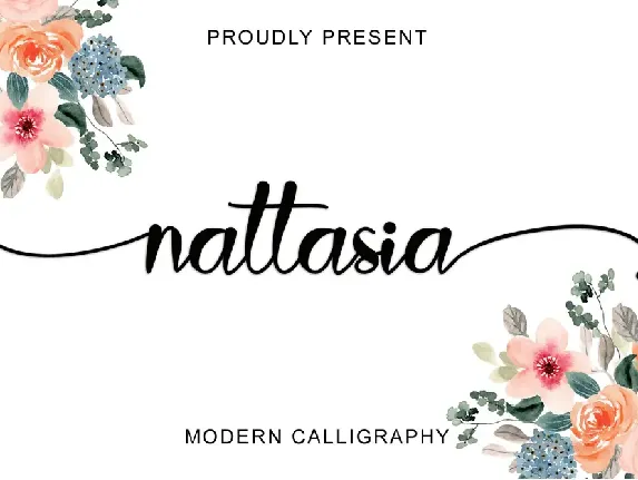 Nattasia - Personal Use font