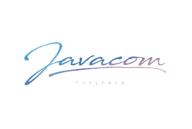 Javacom font