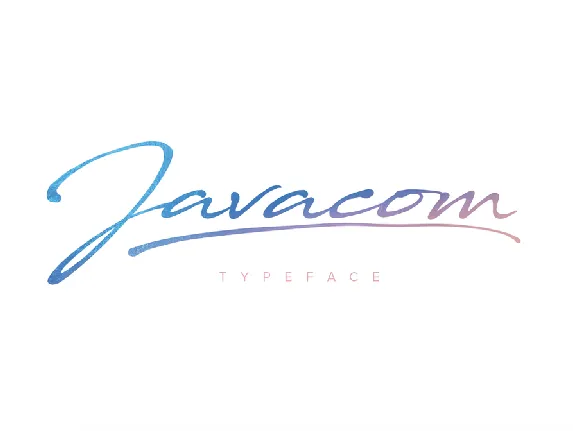 Javacom font