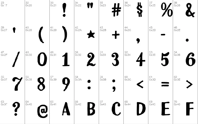 Uchiyama font