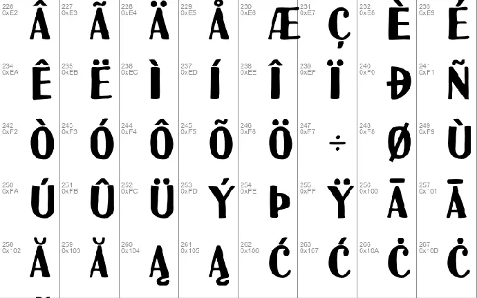 Uchiyama font