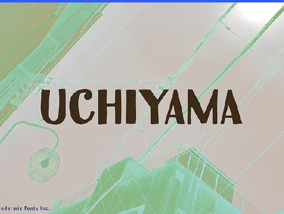 Uchiyama font