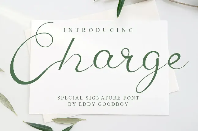 Charge font