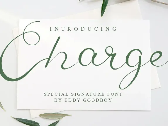 Charge font