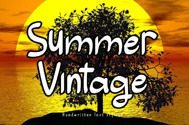 Summer Vintage font