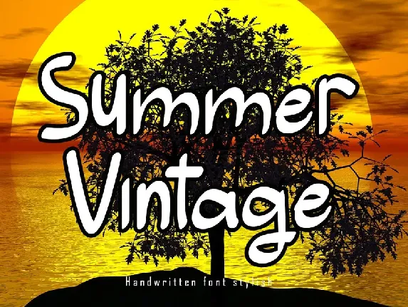 Summer Vintage font