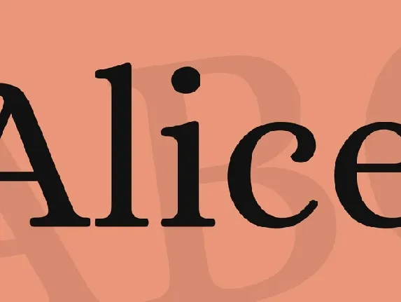 Alice font