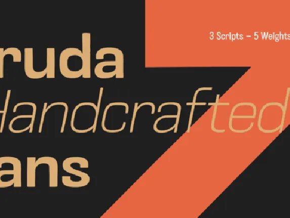 Kruda Family font