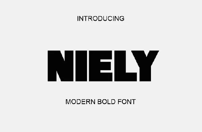 Niely font