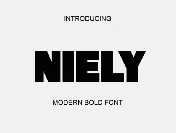 Niely font