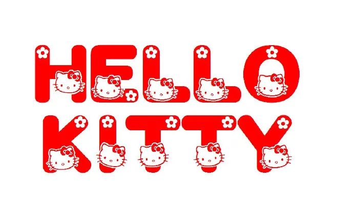 Hello Kitty font