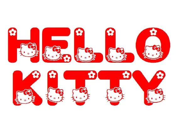 Hello Kitty font