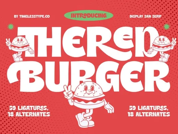 Thered Burger font