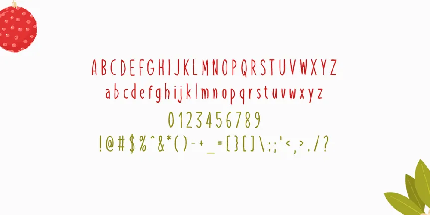 Veritas Christmas font