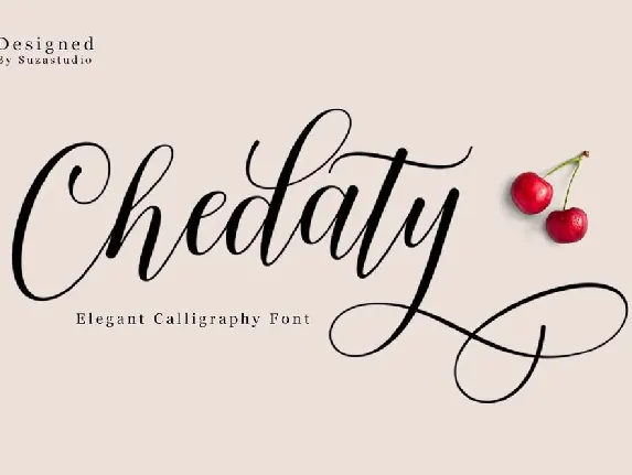 Chedaty Script Calligraphy font