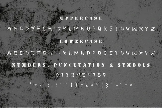 WASTEBONE Demo font