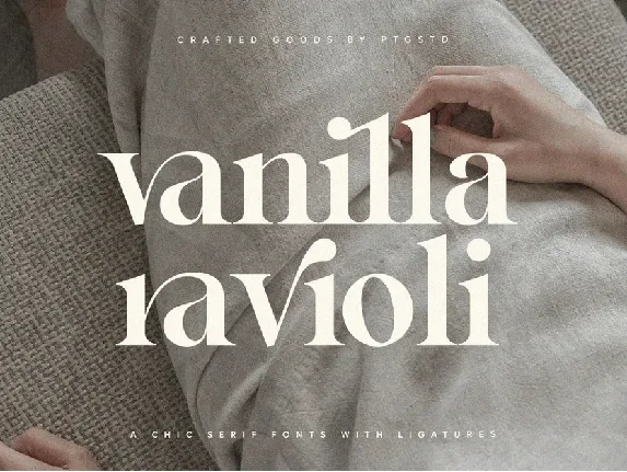 Vanilla Ravioli font