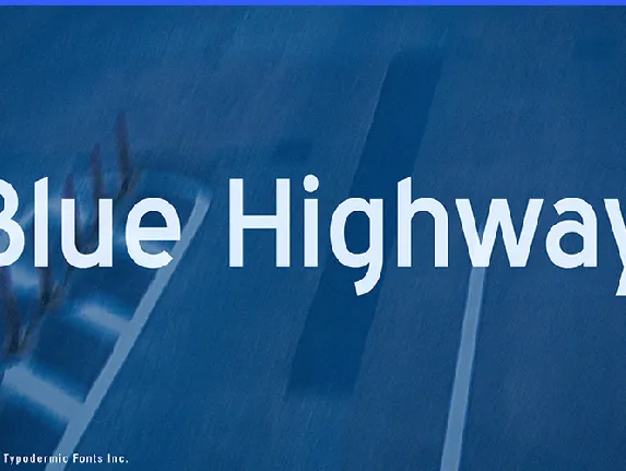 Blue Highway font