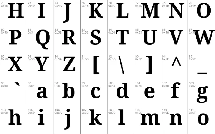 Droid Serif font