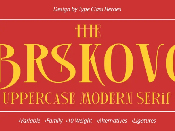 Brskovo font