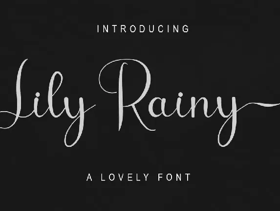 Lili Rainy font