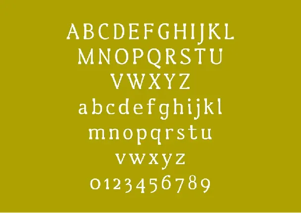 Lustro font