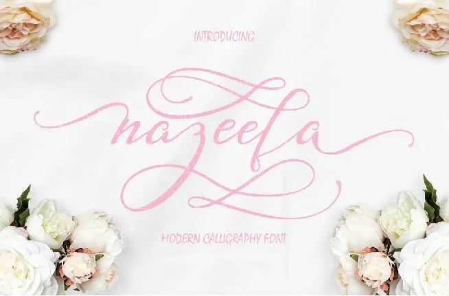 Nazeefa Script Free font