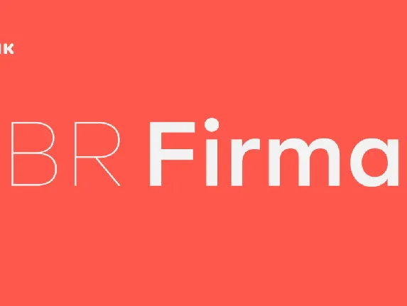 BR Firma Family font