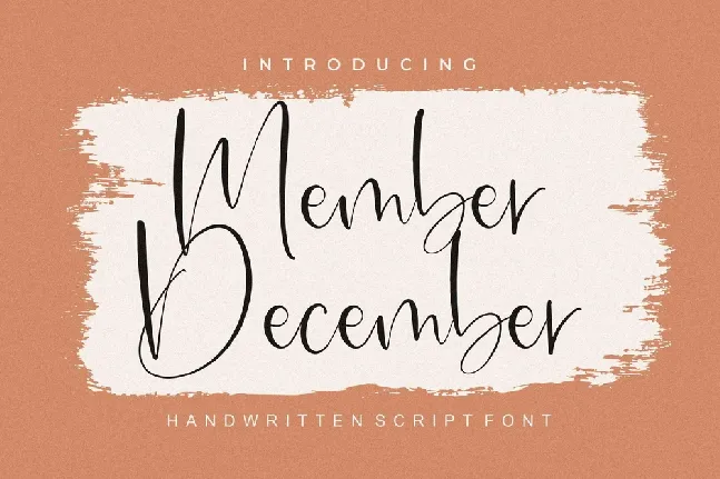 Member December font