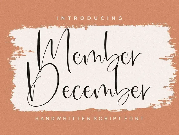 Member December font