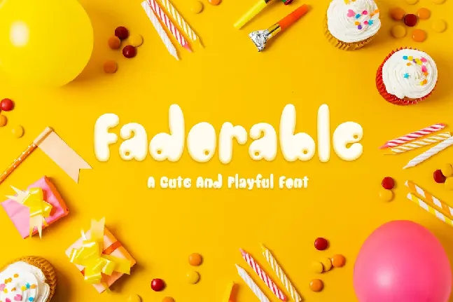 Fadorable font