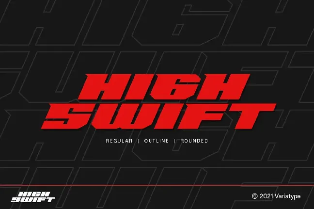 High Swift font