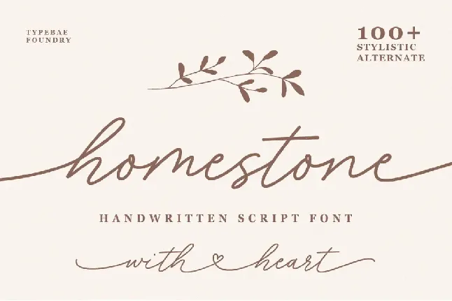 Homestone font