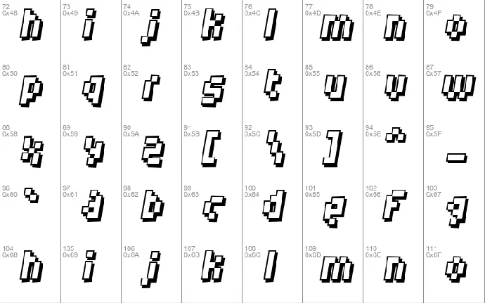 Humanoid font