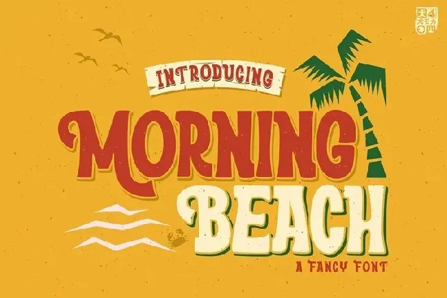 Morning Beach font