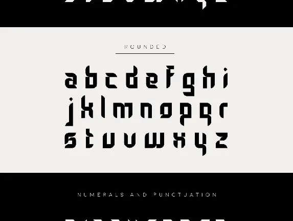 Gothic Tangram font