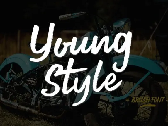 Young Style Script font