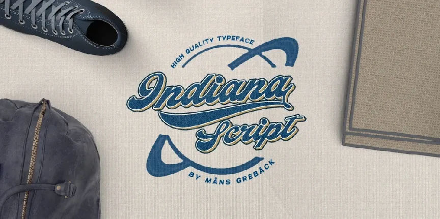 Indiana Script Free font