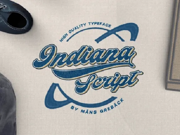 Indiana Script Free font