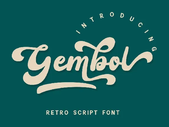 Gembol font