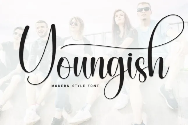 Youngish Script font