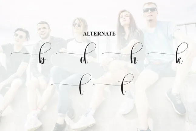 Youngish Script font