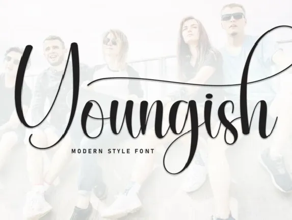 Youngish Script font