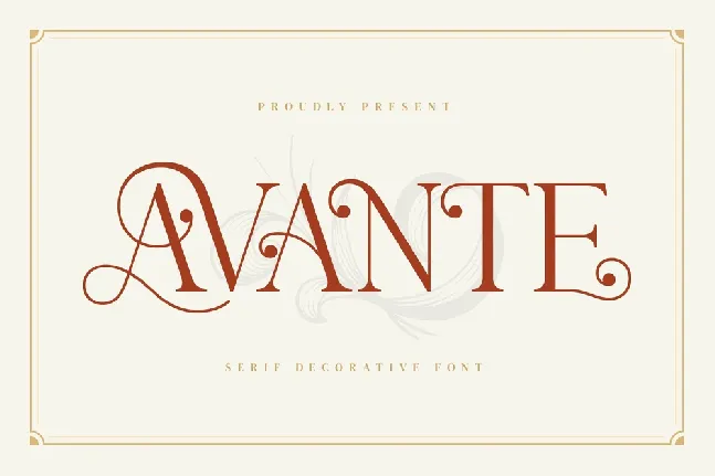 Avante font