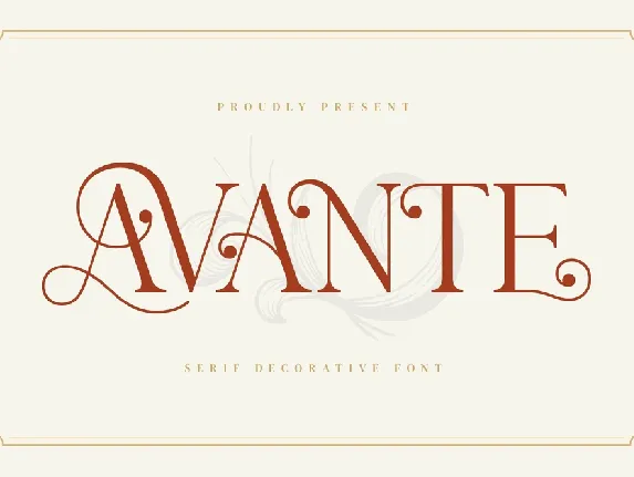 Avante font