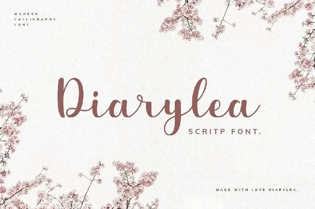 Diarylea Script font